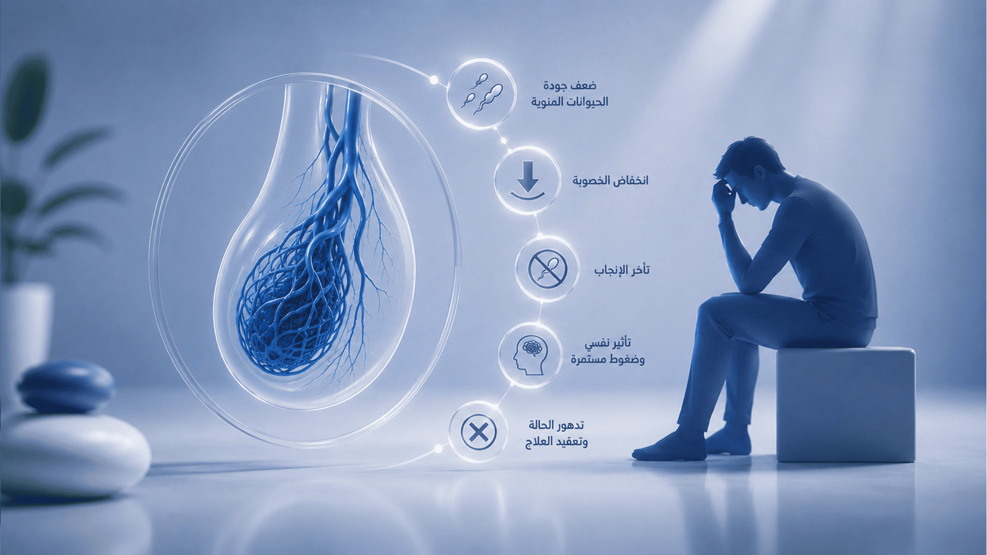 ماذا يحدث اذا اهملت دوالي الخصية؟